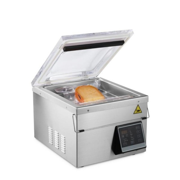 Μηχανή συσκευασίας κενού vacuum - Σφραγίδα 29 cm - Θάλαμος W35 x D30 x H11 cm MAX-09501202